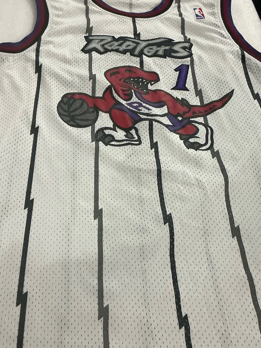 Nike Toronto Raptors Tracy McGrady White Jersey MENS Size 3XL ( 56 ) AUTHENTIC